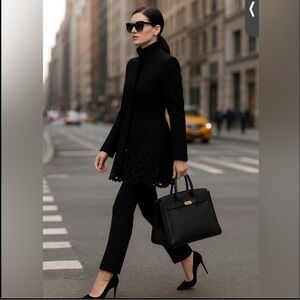 Vintage Yumi Eto Wool & Cashmere Pea coat / blazer/ jacket EU48
